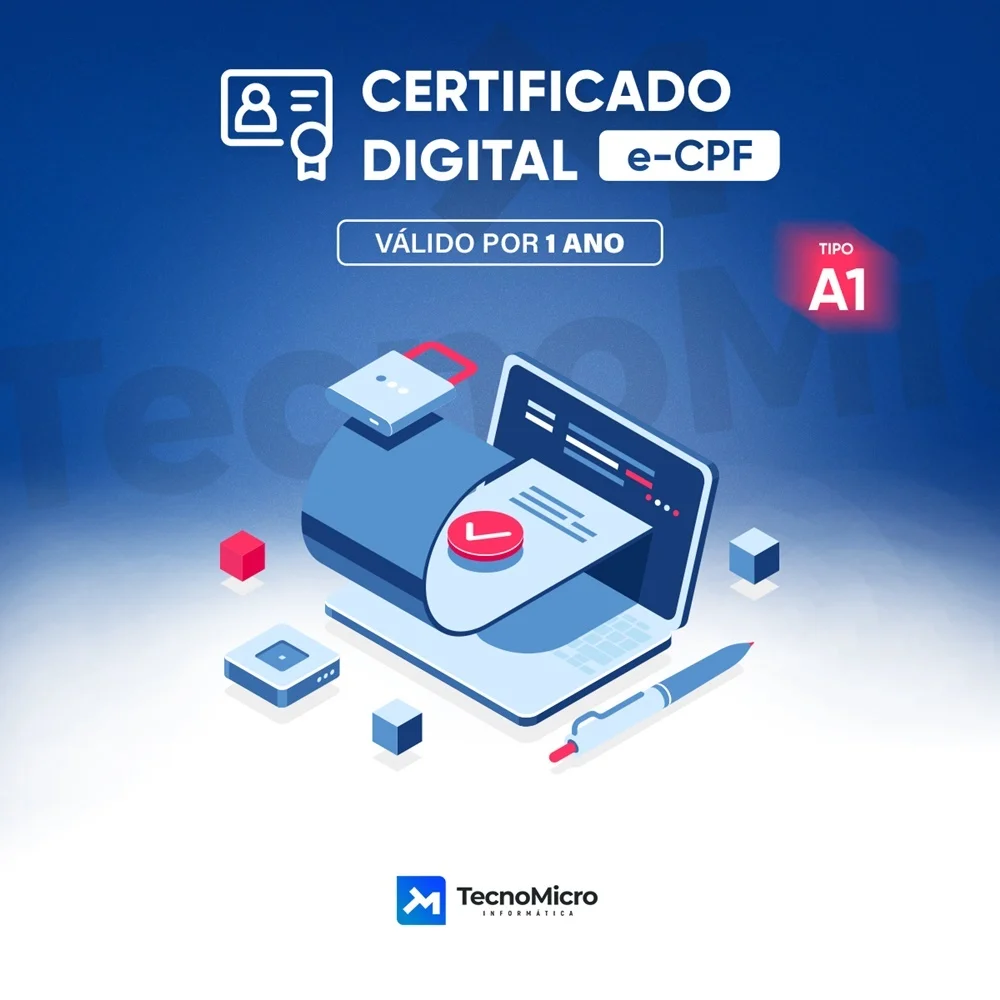 Certificado Digital A1 E-cpf 12 Meses Videoconferência