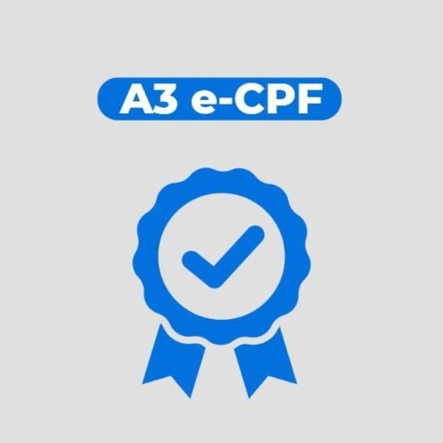 Certificado Digital A3 E-cpf