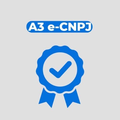 Certificado Digital A3 E-cnpj - 1 Ano, Ja Tenho Token