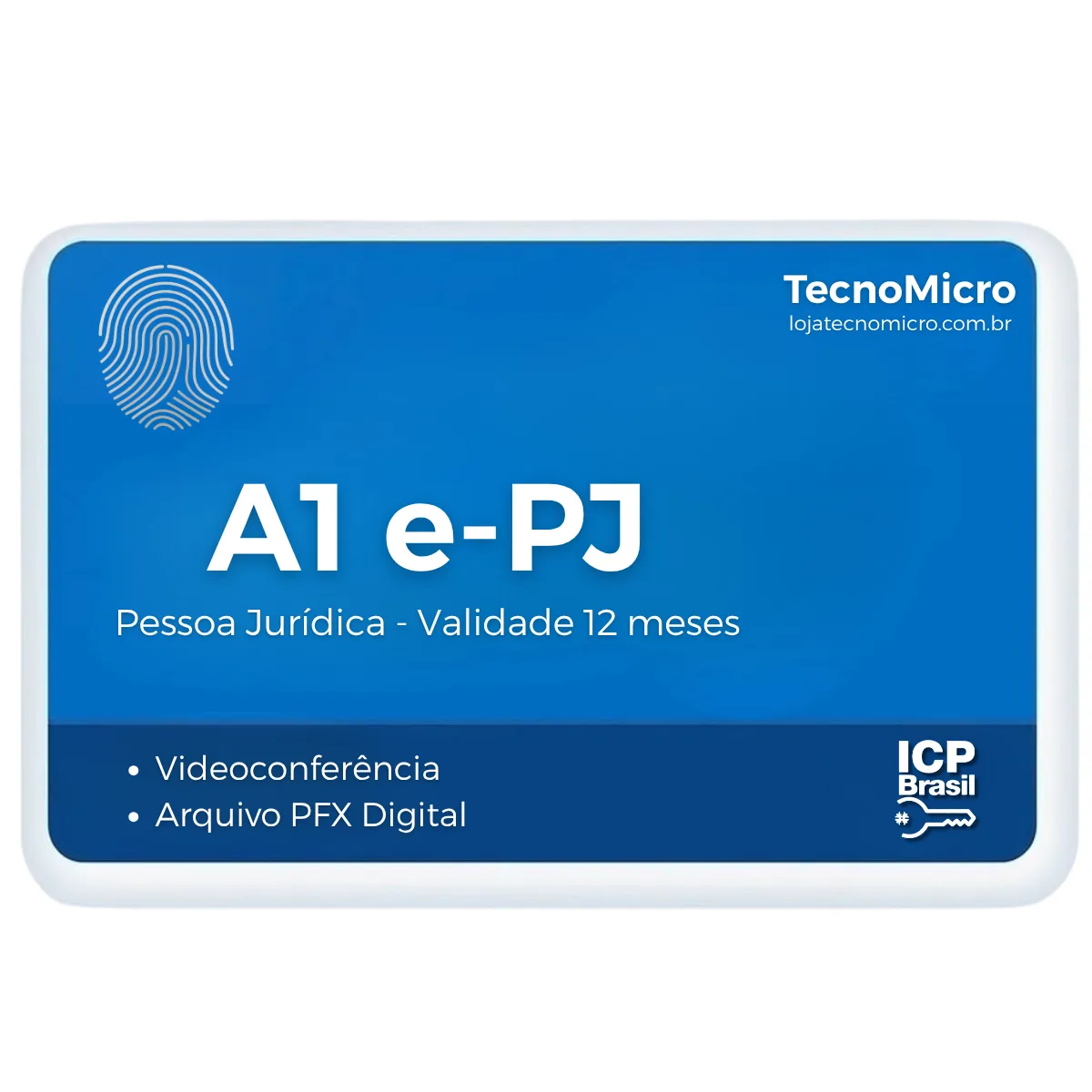 Certificado Digital A1 e-PJ Empresa Inapta
