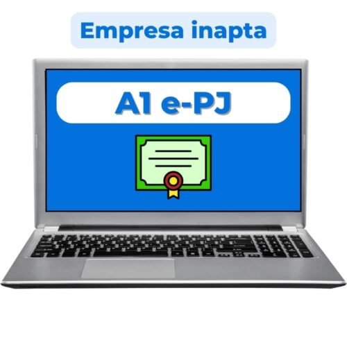 Certificado Digital E-pj A1 Empresa Inapta