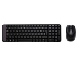 Teclado E Mouse Sem Fio Logitech Mk220