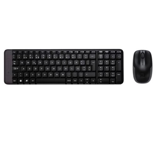 Teclado E Mouse Sem Fio Logitech Mk220