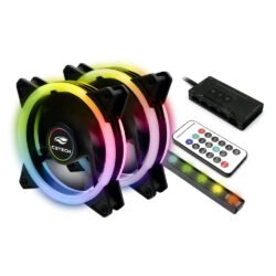 3 Fans + Led Rgb + Controle C3tech