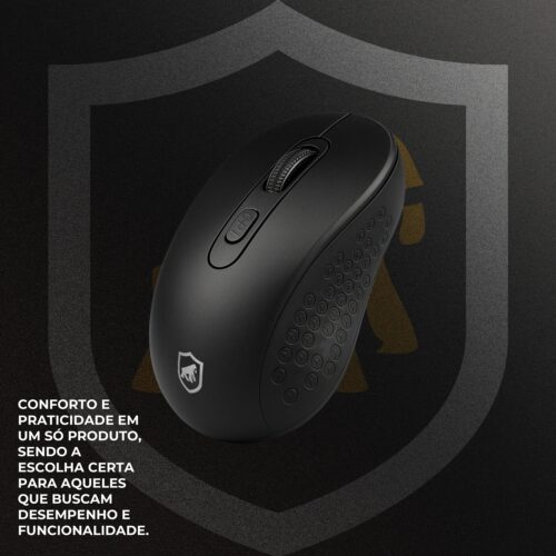 Mouse Sem Fio Gshield Hybrid Tipo C USB 4
