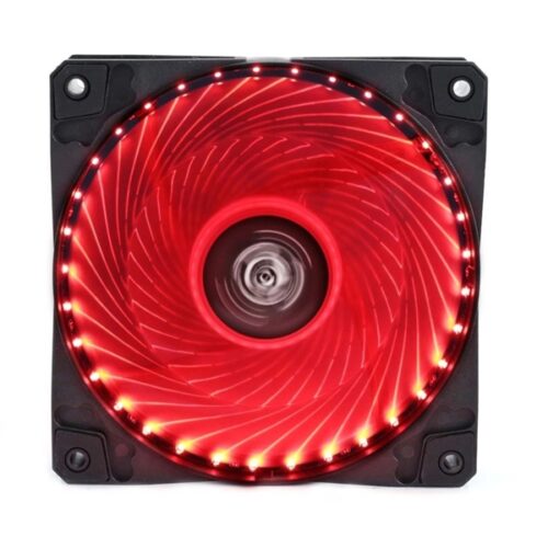 Fan Gabiente 12cm Led Vermelho Hoopson CL-033V